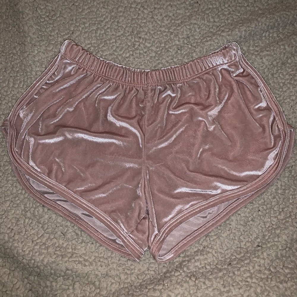 brandy Melville velvet shorts